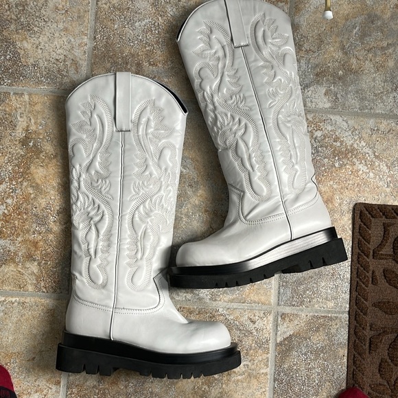 Free People Jeffrey Campbell Space Cowgirl Boots Size 9 NWT - Picture 4 of 12